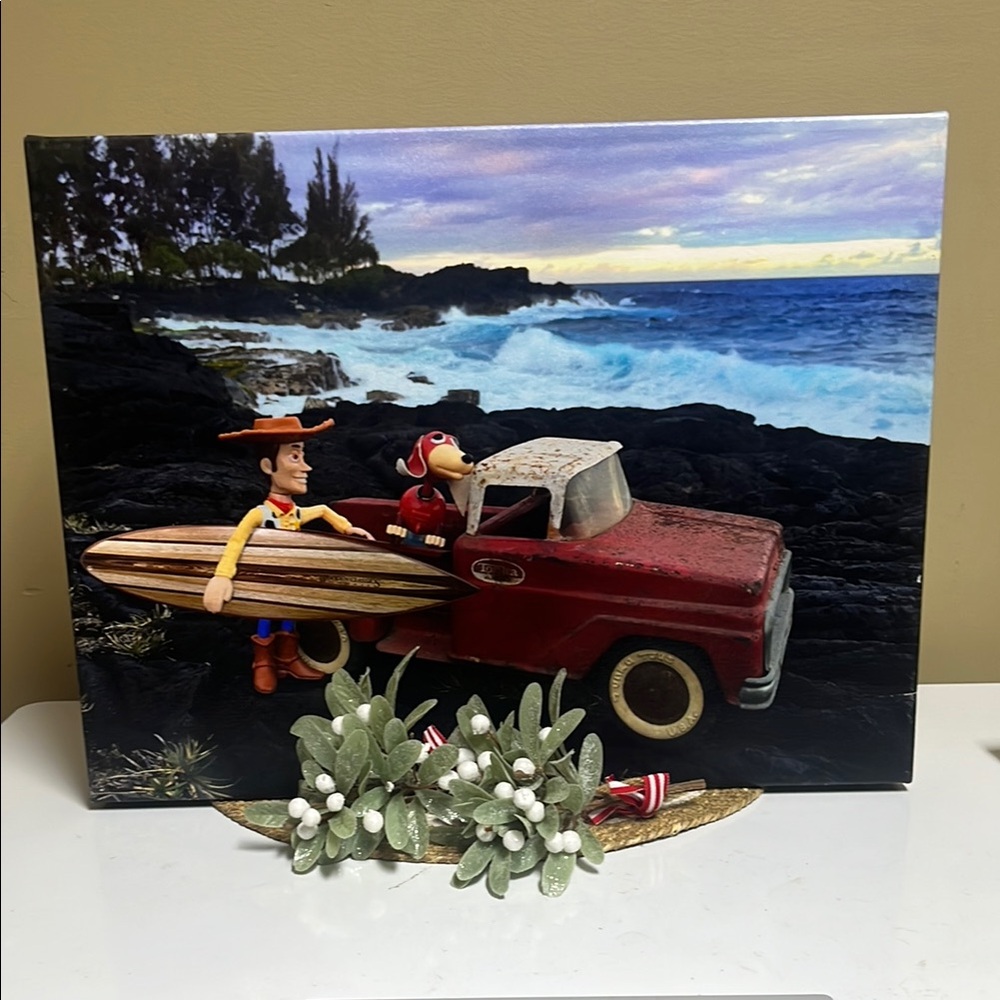 Toy Story Canvas Art with Woody and Buzz